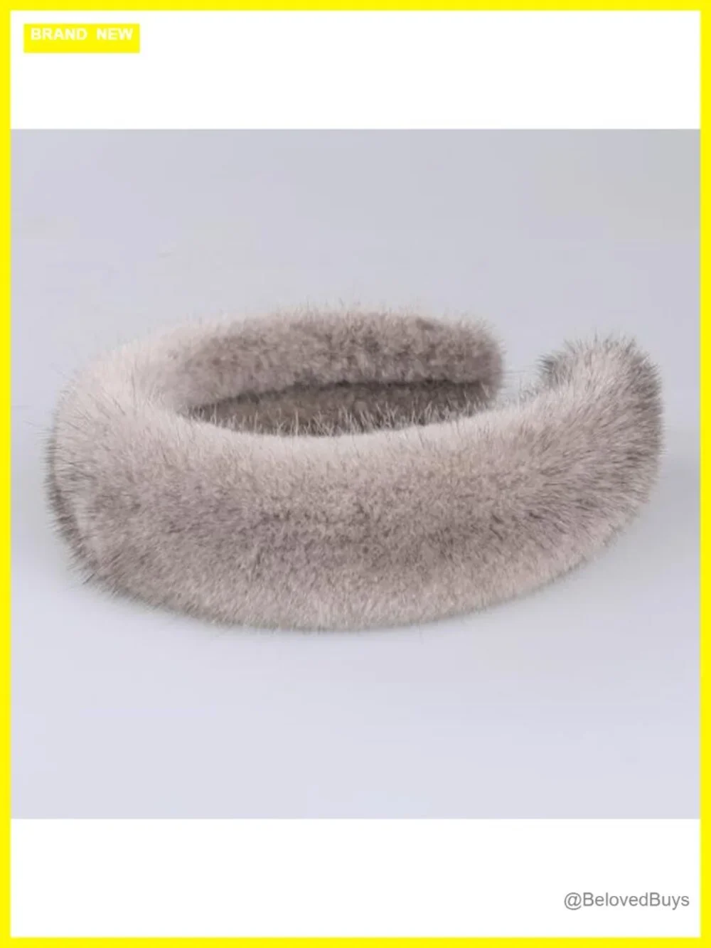 Genuine Mink Fur Headband, Real Fur Makeup Headband, Luxury Hair Accessory